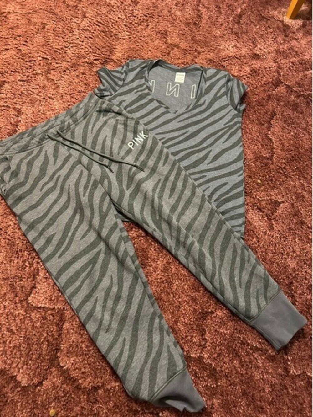 Victorias Secret Pink Zebra Tee